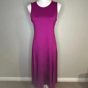 Ann Taylor NWT pink/puple midi flowy sundress size S